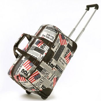 Waterproof Printed Trolley Bag